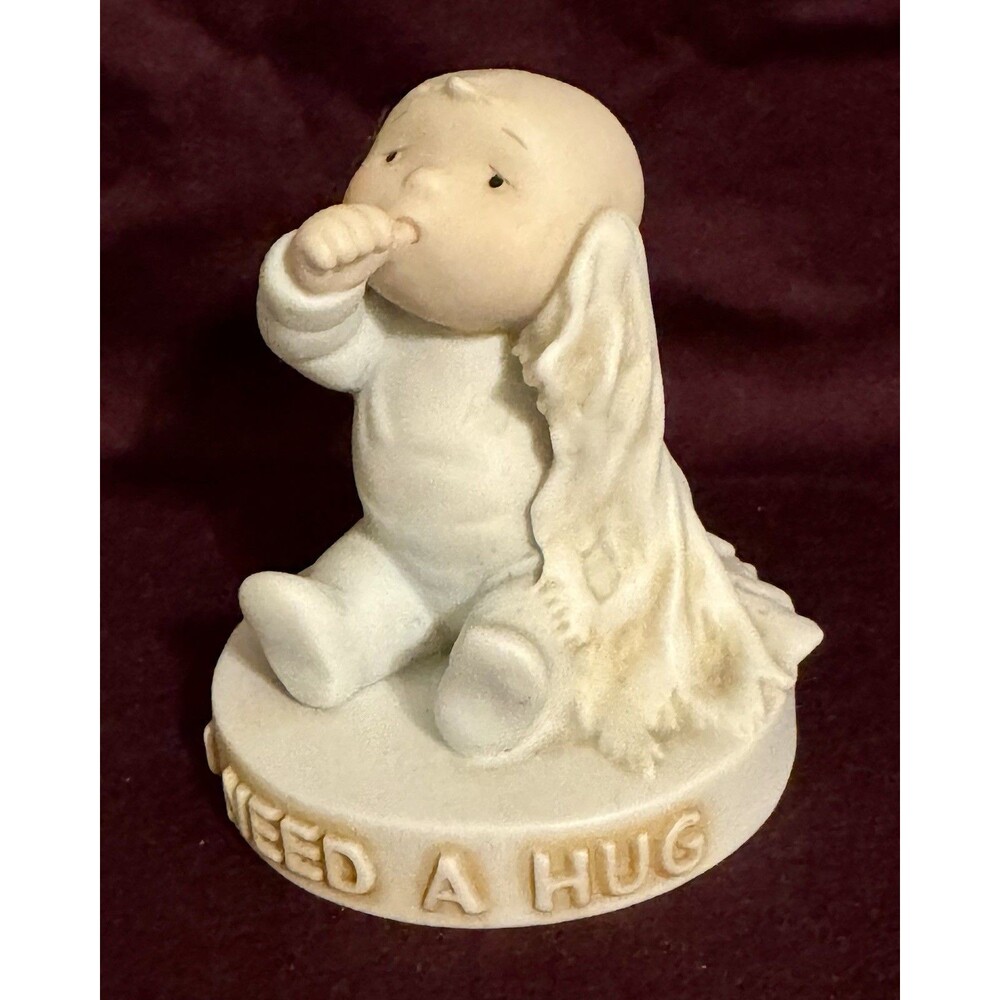 Vintage 1984 The Family Circus by Bill Keane I Need A Hug Figurine -Clay in Mind